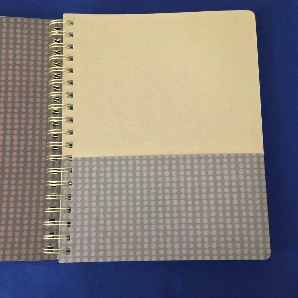 Coffee-Themed Spiral Notebook
